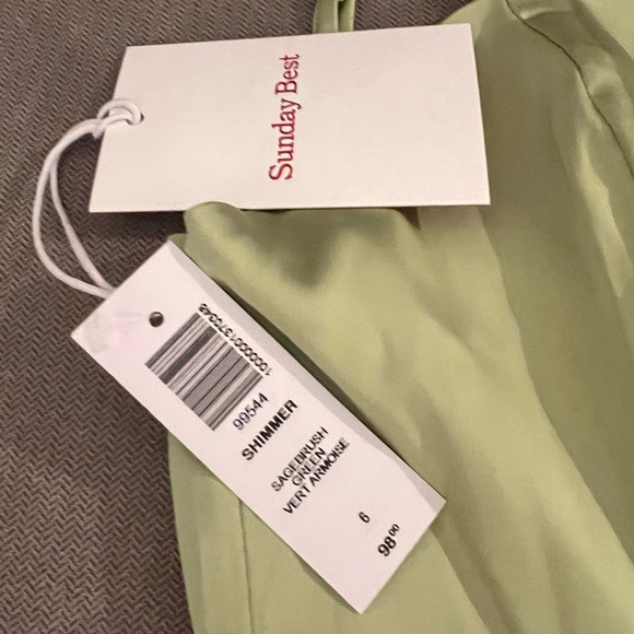 Shimmer Satin Dress - Picture 6 of 7